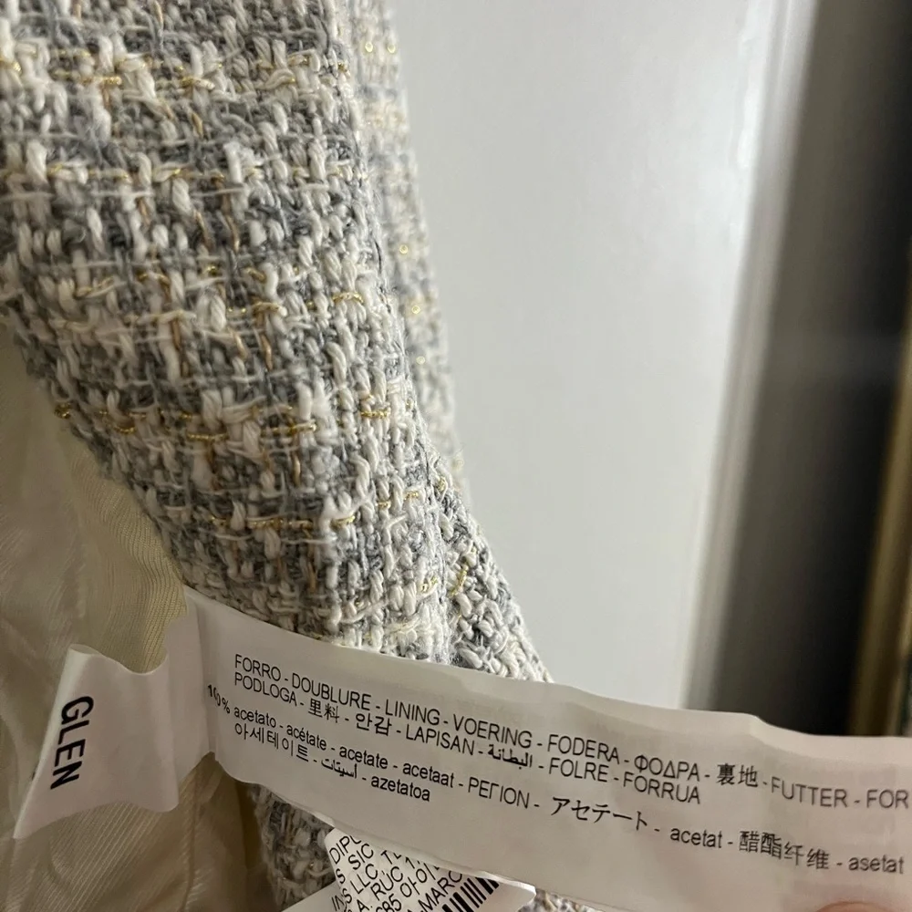 Zara Women's Classic Tweed Blazer - Picture 12 of 13